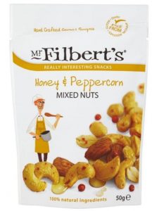 Honey & peppercorn mixed nuts