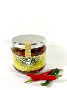 handmade tomato salsa dip