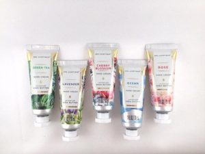 green tea, lavender, cherry blossom, ocean, rose