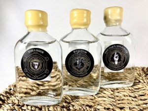 3 x 5cl bottles of Grail Craft Distillery Gin